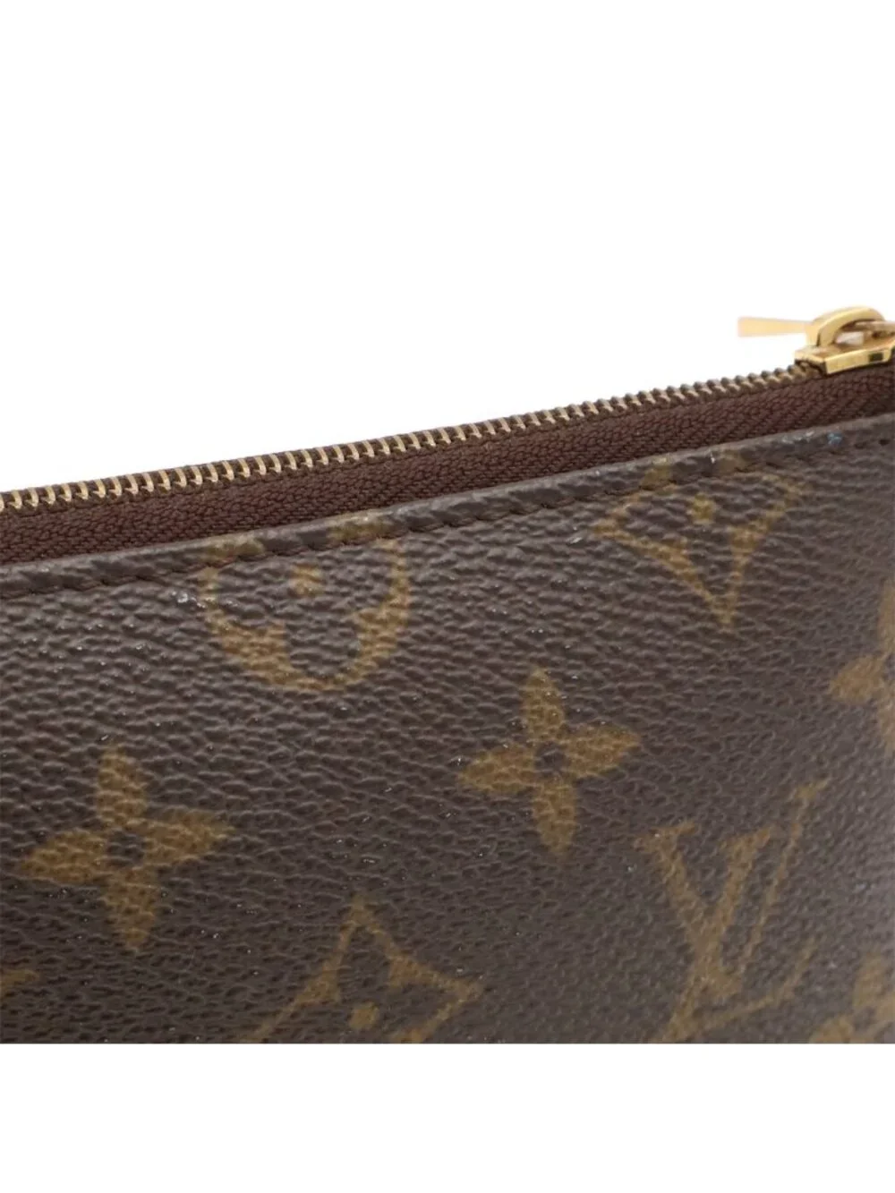 Louis Vuitton Monogram Pochette Mirror PM Chain Pouch Party Mini Bag
